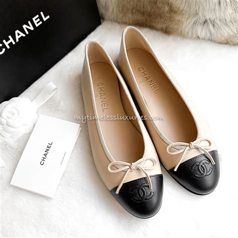 ballerine femme style chanel|chanel ballet flats beige.